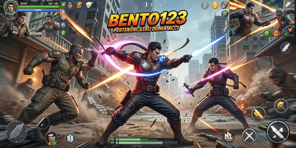Tangkapan layar BENTO123 menampilkan aksi seru dalam pertempuran.