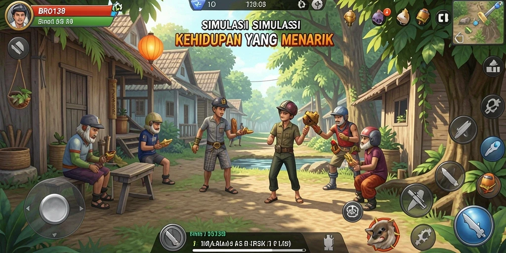 Tampilan gameplay BRO138 yang menawan dan interaktif.