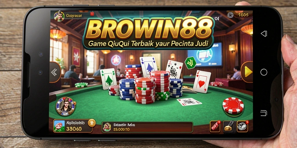 Tampilan gameplay QiuQiu yang menarik di BROWIN88.