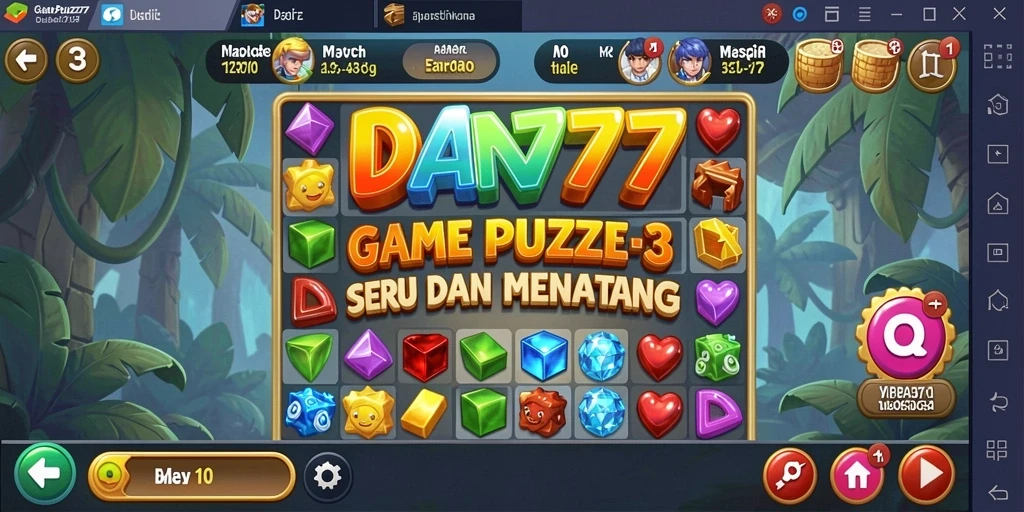 Tampilan gameplay seru dan penuh warna di DAN777.