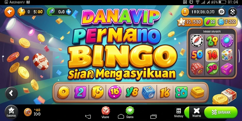 Tampilan gameplay Bingo yang seru dan interaktif di DANAVIP.