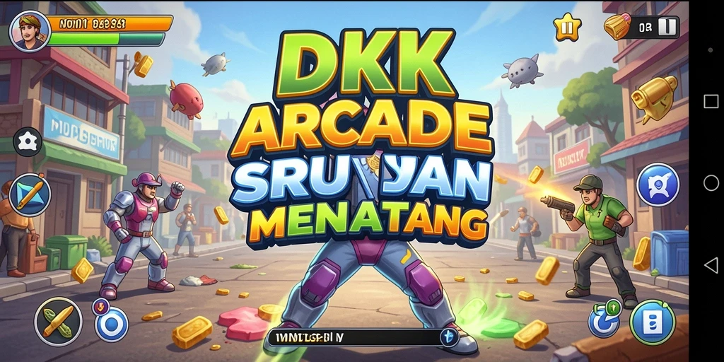 Tangkapan layar utama DKK dengan gameplay yang dinamis dan menantang.