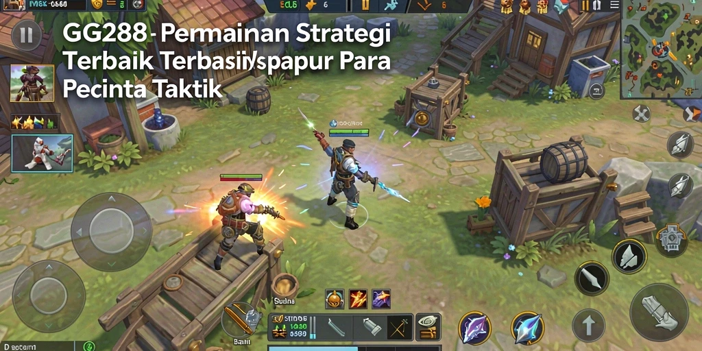 Screenshot utama GG288 menampilkan aksi pertempuran strategis yang mendebarkan.