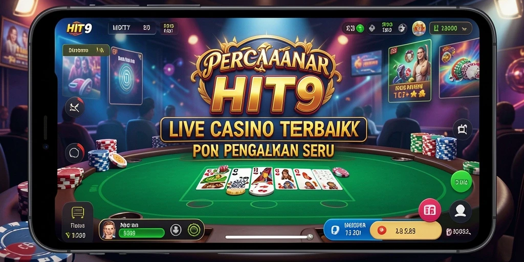 Gameplay Live Casino yang menakjubkan di HIT9 dengan dealer nyata dan pengalaman imersif.