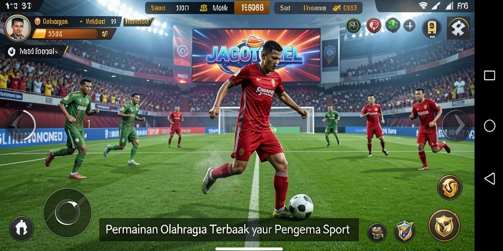 Tampilan gameplay menarik dari JAGOTOGEL saat bertaruh pada olahraga.