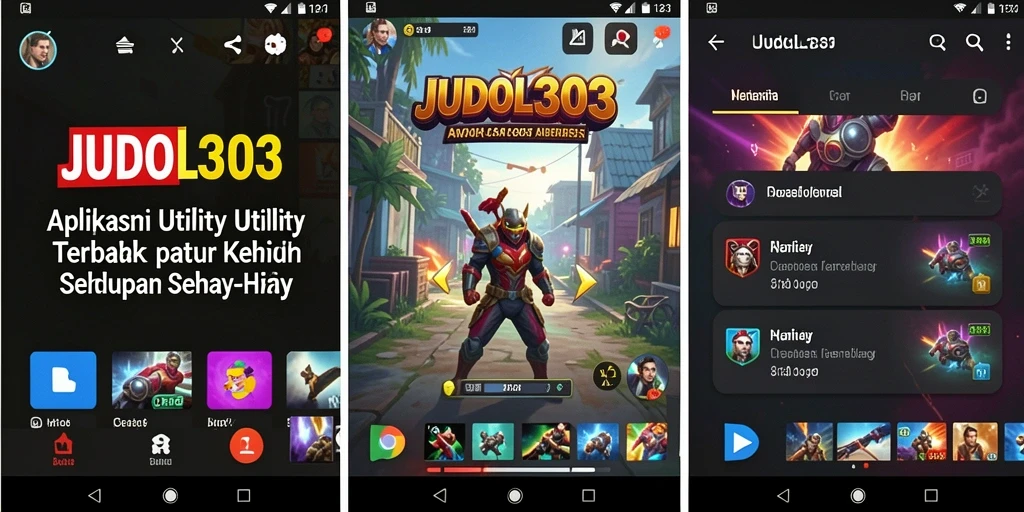 Tampilan antarmuka utama JUDOL303 yang intuitif dan mudah digunakan.