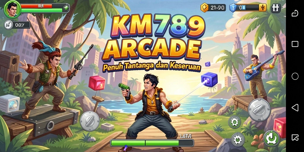 Tampilan gameplay KM789 yang seru dan menantang.