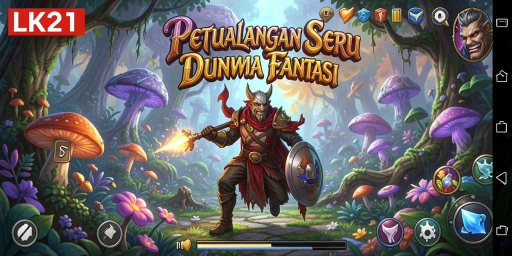 Tangkapan layar gameplay LK21 yang menampilkan aksi petualangan yang menegangkan.