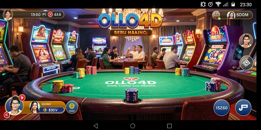 Screenshot gameplay OLLO4D yang menampilkan pengalaman kasino yang seru.