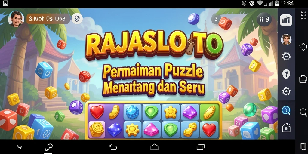Tampilan menarik dari gameplay Puzzle di RAJASLOTO yang menantang.
