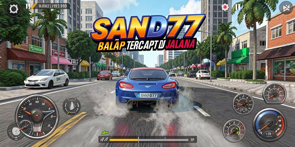 Tampilan balapan yang intens dan mendebarkan di SAND77.