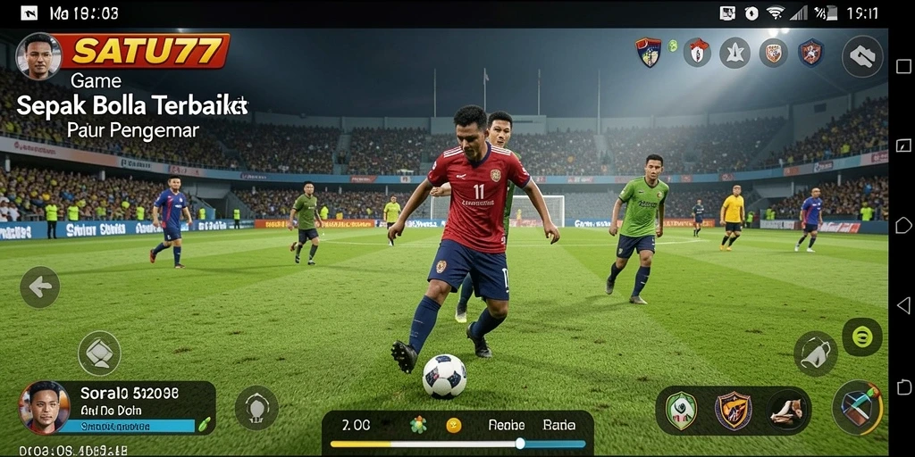 Gameplay seru dan dinamis dari SATU77.