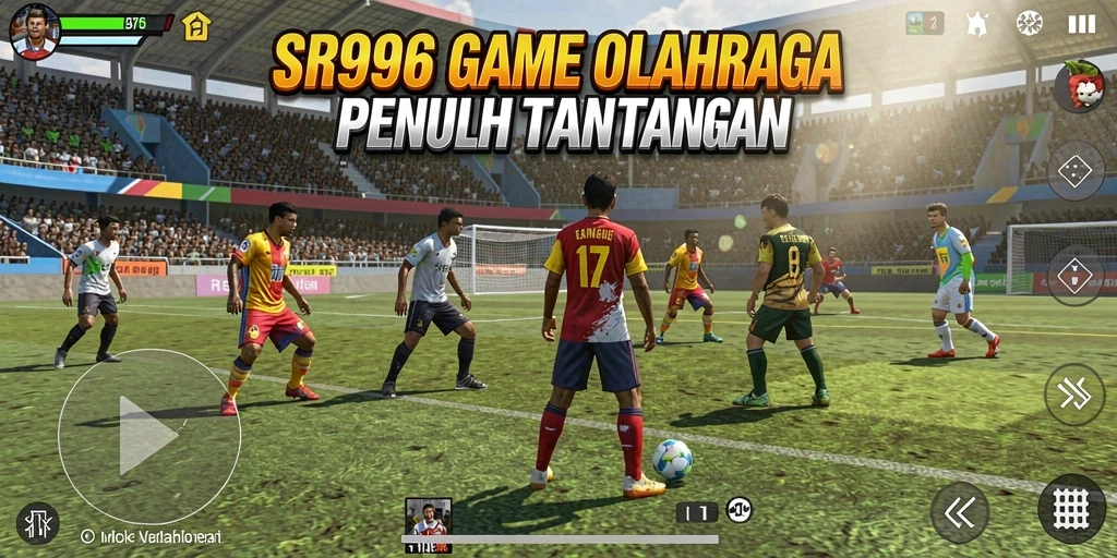 Tampilan gameplay intens di SR996 yang menggambarkan aksi olahraga.