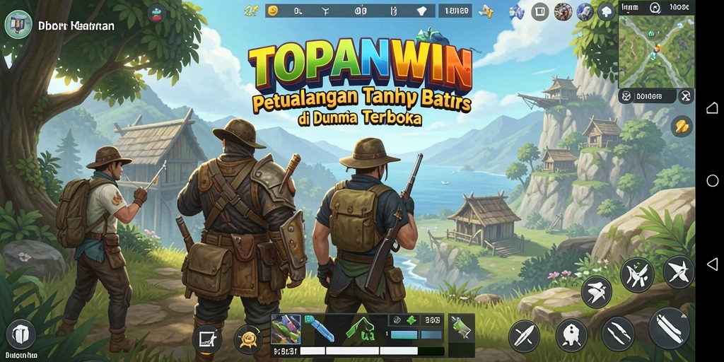Gameplay seru dalam dunia terbuka yang penuh petualangan.