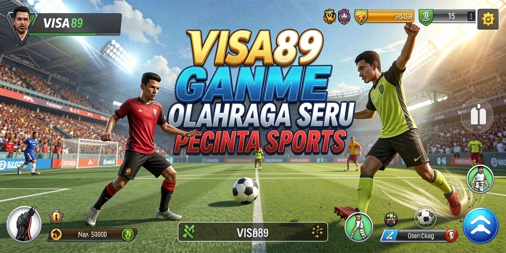 Gameplay seru di <strong>VISA89</strong> menunjukkan kompetisi olahraga yang intens.
