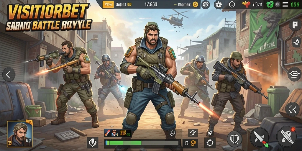 Gameplay seru dalam VISITORBET menampilkan pertempuran intens dan strategi cerdas.