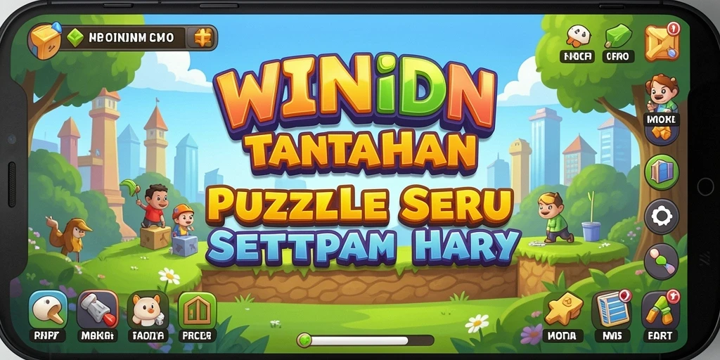 Screenshot gameplay seru WINIDN dengan tantangan Puzzle yang menantang.